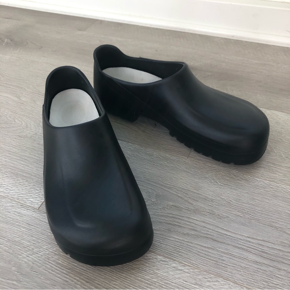 Birkenstock A640 Black Polyurethane Slip Resistant Pr… Gem